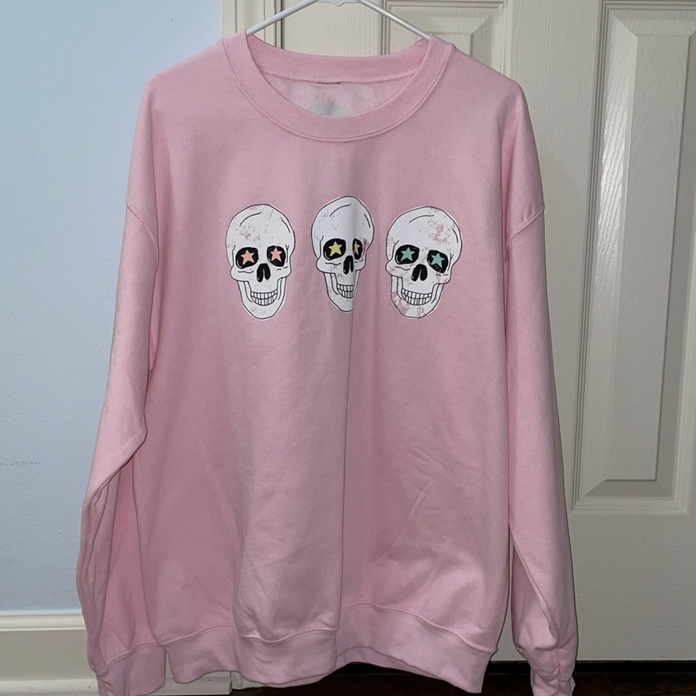 Pink Skeleton Sweatshirt